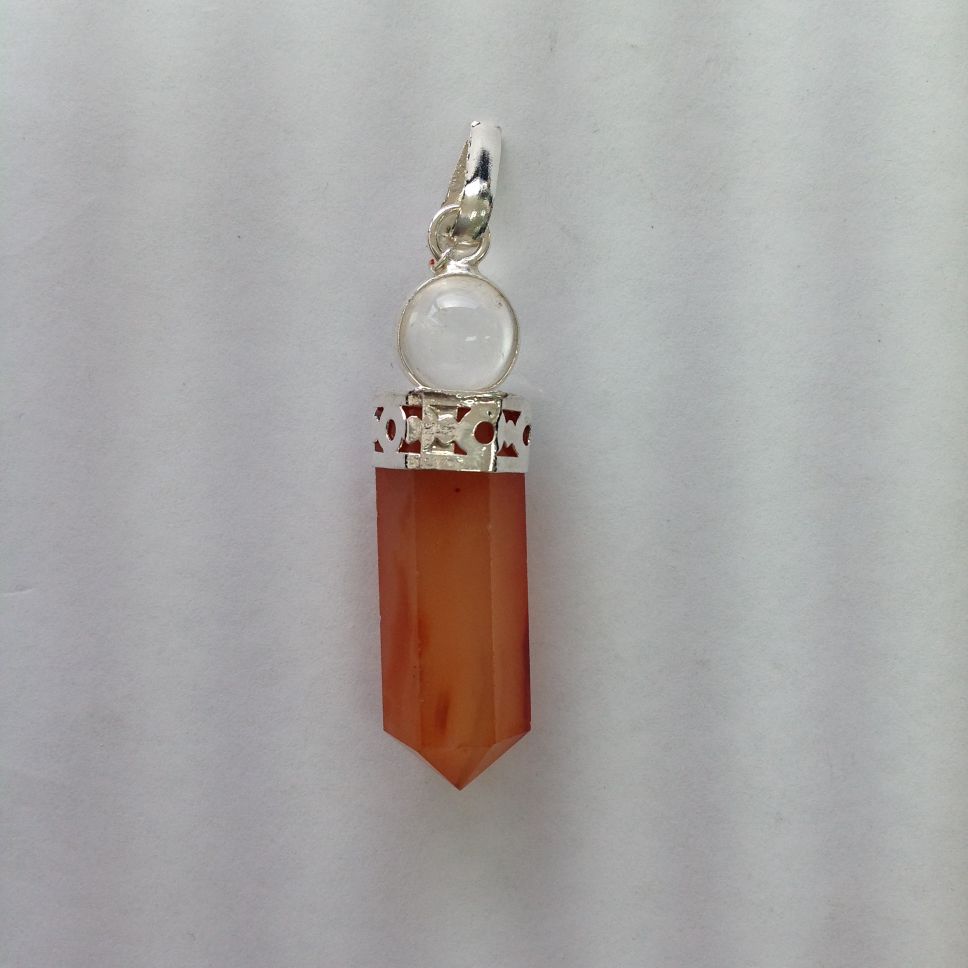 Carnelian - Ball Point Pendant Carnelian - Ball Point Pendant